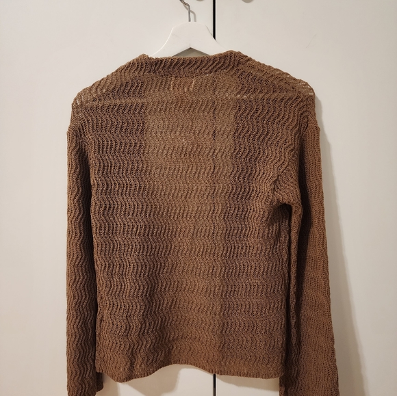 BNWT H&M Crochet Effect Knit Cotton Cardigan, US XS - Picture 8 of 8